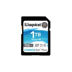 Kingston Technology 1TB SDXC Canvas Go Plus 170R C10 UHS-I U3 V30