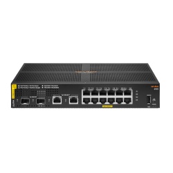 Aruba 6100 12G Class4 PoE 2G/2SFP+ 139W Managed L3 Gigabit Ethernet (10/100/1000) Power over Ethernet (PoE) 1U Black