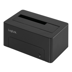 LogiLink QP0027 storage drive docking station USB 3.2 Gen 2 (3.1 Gen 2) Type-C Black