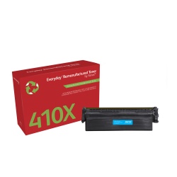 Everyday Remanufactured Cyan Toner by Xerox replaces HP 410X (CF411X), High Capacity