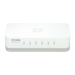 D-Link GO-SW-5E/E network switch Unmanaged Fast Ethernet (10/100) White