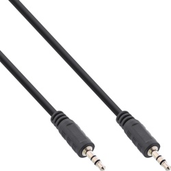 InLine Audio Cable 3.5mm Stereo male / male 2.5m