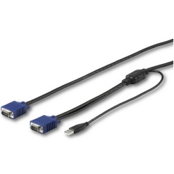 StarTech.com 10 ft. (3 m) USB KVM Cable for Rackmount Consoles