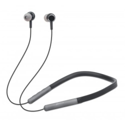 Manhattan Bluetooth In-Ear Headset with Neckband (Clearance Pricing), Microphone, Integrated Controls, Sweatproof, Noise Isolating, 5 hour usage time, Max Range 10m, MicroSD Card slot, Bluetooth v5.0, USB-A charging cable included, Three Year Warranty