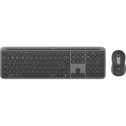 Logitech MK950 Signature for Business keyboard Mouse included Office RF Wireless + Bluetooth QWERTY UK English Graphite