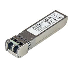 StarTech.com MSA Compliant SFP+ Transceiver Module - 10GBASE-SR~MSA Uncoded SFP+ Module - 10GBASE-SR - 10GbE Multi Mode Fiber (MMF) Optic Transceiver - 10GE Gigabit Ethernet SFP+ - LC 300m - 850nm - DDM