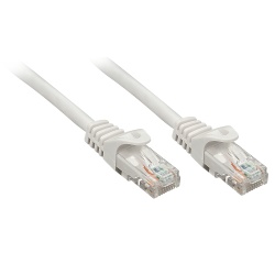 Lindy RJ-45/RJ-45 Cat6 2m networking cable Grey U/UTP (UTP)