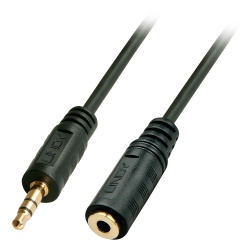 Lindy 3m Premium Audio 3.5mm Jack Extension Cable