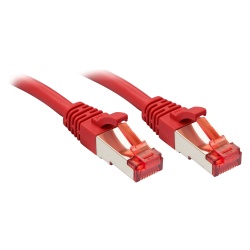 Lindy Cat.6 S/FTP 1m networking cable Red Cat6 S/FTP (S-STP)