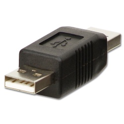 Lindy USB Adapter, USB A Male to A Male Gender Changer