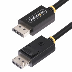 StarTech.com 1m DisplayPort 2.1 Cable, VESA Certified DP40 DisplayPort Cable w/UHBR10/HDR/HDCP 2.2, 8K 60Hz/4K 144Hz w/DSC 1.2a, 40Gbps, DP 2.1 Cable, UHD Monitor Cord, M/M