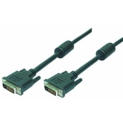 LogiLink 2m DVI-D DVI cable Black