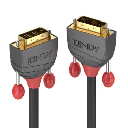 Lindy 10m DVI-D Single Link Cable, Anthra Line