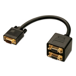 Lindy VGA Splitter Cable, 2 Way