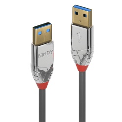 Lindy 36625 USB cable USB 3.2 Gen 1 (3.1 Gen 1) 0.5 m USB A Grey