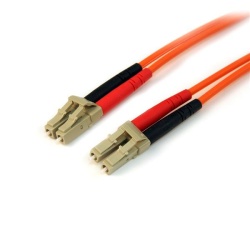 StarTech.com 10m Fiber Optic Cable - Multimode Duplex 50/125 - LSZH Fiber Jumper Cord - LC/LC