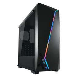 LC-Power Gaming 700B - Hexagon Midi Tower Black