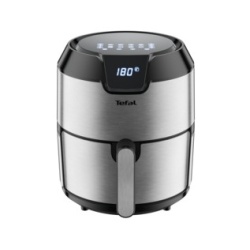 Tefal Easy Fry EY401D Single 4.2 L Stand-alone 1500 W Hot air fryer Black, Stainless steel