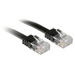 Lindy 5m Cat.6 networking cable Black Cat6