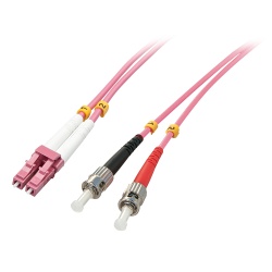 Lindy 46355 InfiniBand/fibre optic cable 15 m LC ST Pink