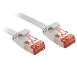 Lindy RJ45 Cat.6 U/FTP 3m networking cable Grey Cat6 U/FTP (STP)