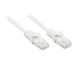 Lindy RJ-45/RJ-45 Cat6 7.5m networking cable White U/UTP (UTP)
