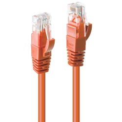 Lindy 10m Cat.6 U/UTP Network Cable, Orange