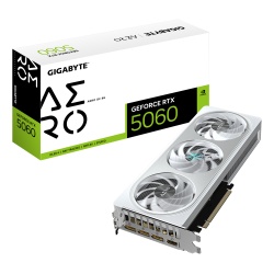 GIGABYTE GeForce RTX 5060 AERO OC 8G Graphics Card - 8GB GDDR7, 128bit, PCI-E 5.0, 2595 MHz Core Clock, 3 x DisplayPort, 1 x HDMI, GV-N5060AERO OC-8GD