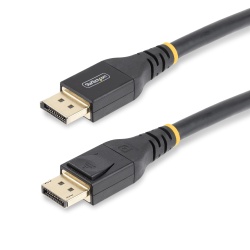 StarTech.com 25ft (7m) VESA-Certified Active DisplayPort 1.4 Cable, DP8K DisplayPort Cable w/HBR3, HDR10, MST, DSC 1.2, HDCP 2.2, 8K 60Hz, 4K 120Hz - DP 1.4 Cable M/M