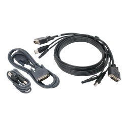 iogear G2L7203UTAA3 KVM cable Black 3 m
