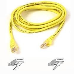 Belkin Cat. 6 UTP Patch Cable 6ft Yellow networking cable 1.8 m