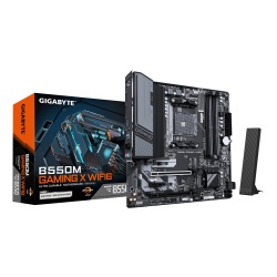 GIGABYTE B550M GAMING X WIFI6 Motherboard - AMD Ryzen 5000 CPUs, 5+3 Phases VRM, up to 3200MHz DDR4, 1xPCIe 4.0 + 1xPCIe 3.0 M.2, Wi-Fi 6, 1GbE LAN, USB 3.2 Gen 1
