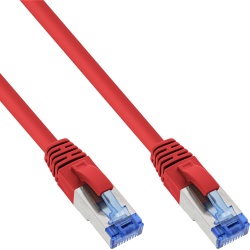InLine Patch Cable S/FTP PiMF Cat.6A halogen free 500MHz red 10m