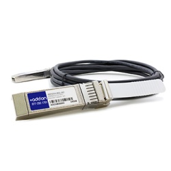 AddOn Networks 1m SFP+ - SFP+ InfiniBand/fibre optic cable SFP+ Black