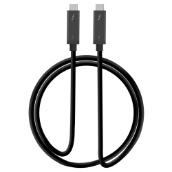 Siig CB-TB0011-S1 Thunderbolt cable 1 m 40 Gbit/s Black