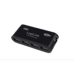 LogiLink USB 3.0 4x 5000 Mbit/s Black