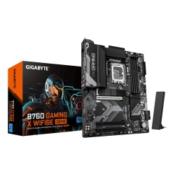 GIGABYTE B760 GAMING X WIFI6E GEN5 Motherboard - Supports 14th Gen. Intel Core CPUs, 8+1+1 phases VRM, up to 5600MHz DDR5, 3xPCIe 4.0 M.2, Wi-Fi 6E, 2.5 GbE LAN, USB 3.2 Gen 2