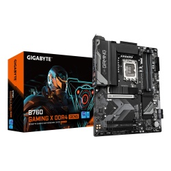 GIGABYTE B760 GAMING X DDR4 GEN5 Motherboard - Supports 14th Gen. Intel Core CPUs, 8+1+1 phases VRM, up to 5333MHz DDR4 (OC), 3xPCIe 4.0 M.2, 2.5GbE LAN, USB 3.2 Gen 2