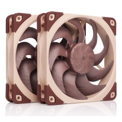 Noctua NF-A12X25 G2 PWM SX2-PP computer cooling system Computer case Fan 12 cm Beige 2 pc(s)