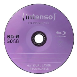 Intenso 5101124 blank Blu-Ray disc BD-R 50 GB 25 pc(s)