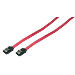 LogiLink SATA 0.5m SATA cable Red