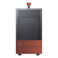 Jonsbo T6 Midi Tower Black, Wood