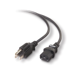 Belkin F3A104B06 power cable Black 1.829 m C13 coupler