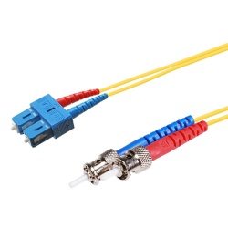 Monoprice 46102 InfiniBand/fibre optic cable 12 m SC ST OFNR Yellow