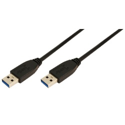 LogiLink CU0038 USB cable USB 3.2 Gen 1 (3.1 Gen 1) 1 m USB A Black
