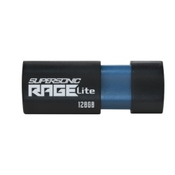 Patriot Memory Supersonic Rage Lite USB flash drive 128 GB USB Type-A 3.2 Gen 1 (3.1 Gen 1) Black, Blue