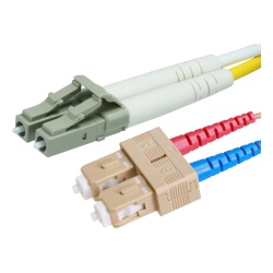 Monoprice 11875 InfiniBand/fibre optic cable 20 m LC SC LC/SC Aqua colour