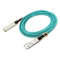Axiom 470-ABPI-AX InfiniBand/fibre optic cable 7 m QSFP28 Turquoise