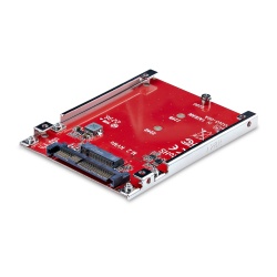 StarTech.com M.2 to U.3 Adapter for M.2 NVMe SSDs, PCIe M.2 Drive to 2.5inch U.3 (SFF-TA-1001) Host Adapter/Converter, TAA Compliant - 2.5