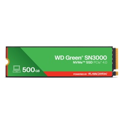 Western Digital Green WD ™ SN3000 NVMe™ SSD POWERED BY SANDISK 500 GB